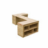 Movable Outdoor Wooden Storage Table - Educational Equipment Supplies