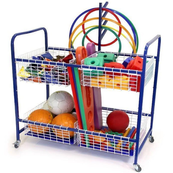 Multi-Purpose Sports Equipment Trolley - Educational Equipment Supplies