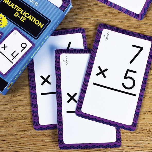 Multiplication 0 to 12 Flash Cards - Educational Equipment Supplies