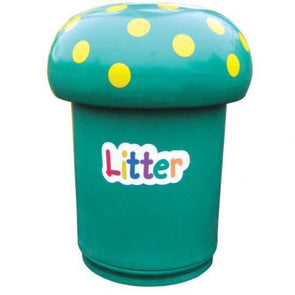 90 Litre Mushroom Litter Bins - Educational Equipment Supplies