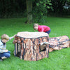 Natural Tree House And Tunnel - Educational Equipment Supplies
