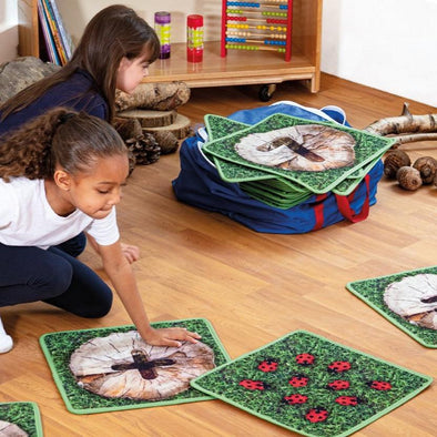 Natural World Counting Mini Carpets Indoor / Outdoor 400 x 400mm - Educational Equipment Supplies