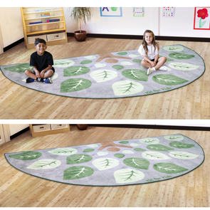 Natural World Semi Circle Placement Carpet  3000 x 1500mm - Educational Equipment Supplies