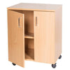 Double Bay Mobile Assembled Cupboard  - W690 x D480 x H615mm Double Bay Mobile Assembled Cupboard  - W690 x D480 x H615mm | Cupboards | www.ee-supplies.co.uk