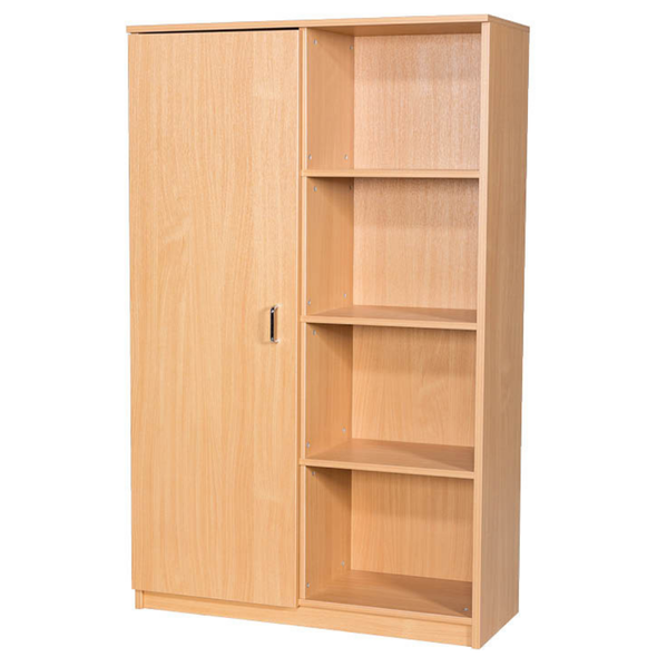 Premium 40 Boxfile Storage Unit With Half Cupboard - Educational Equipment Supplies