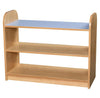 KubbyClass 2 Tier Shelf Unit - Open Back - Educational Equipment Supplies