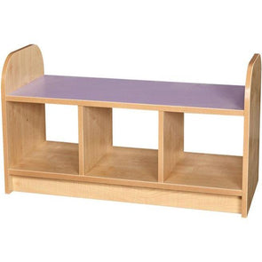 KubbyClass Low Level Bench Cube Unit - Open Back - Educational Equipment Supplies