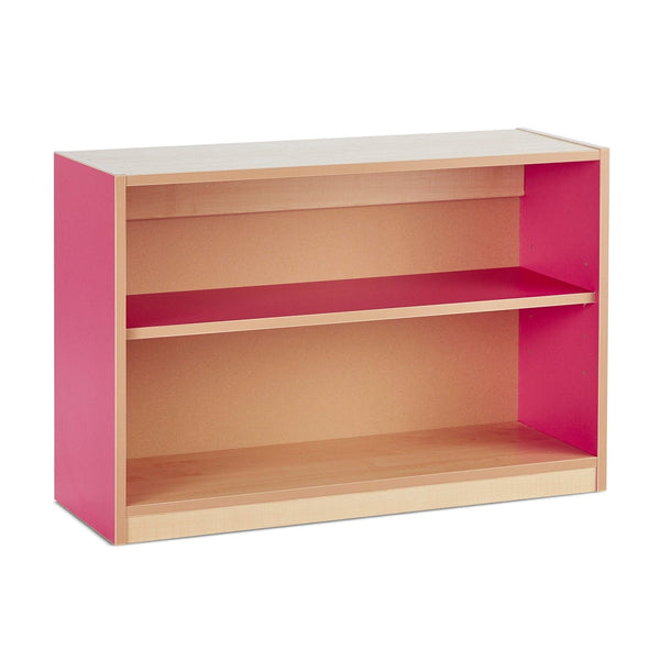 Bubblegum Open Bookcase With 1 Fixed Adjustable Shelf
