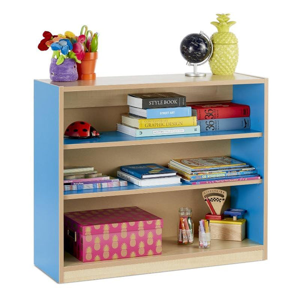 Bubblegum Open Bookcase With 2 Adjustable Shelves