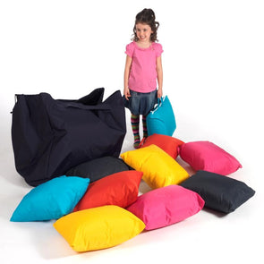 Indoor/outdoor Cushions X 10 + Store - Educational Equipment Supplies
