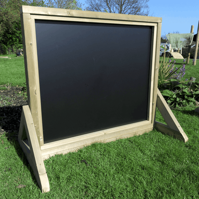 Outdoor Freestanding Chalk Board Easel - Educational Equipment Supplies