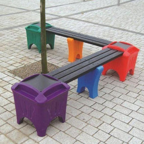 Outdoor Modular Seating Set - Corner Bench - Educational Equipment Supplies
