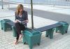 Outdoor Modular Seating Set - Corner Bench - Educational Equipment Supplies