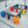 Outdoor Modular Seating Set - S Shaped - Educational Equipment Supplies