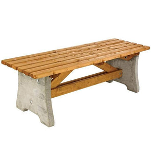 Outdoor Timber & Concrete Bench - Educational Equipment Supplies