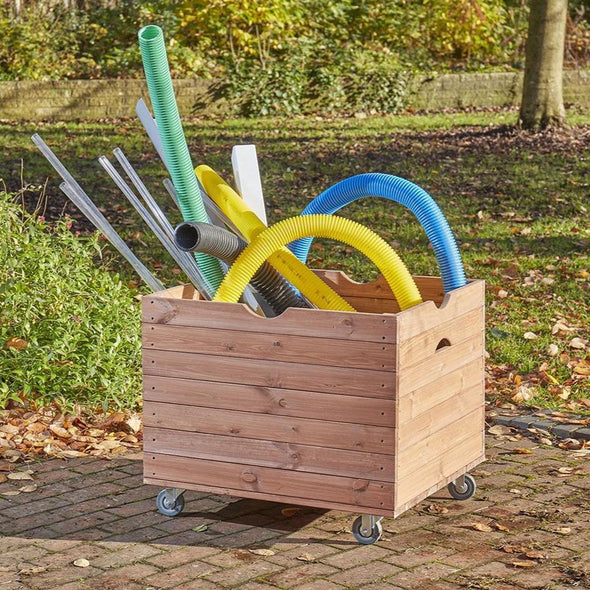 Outdoor Wooden Cart & Cover - Educational Equipment Supplies