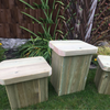 Outdoor Wooden Stool Set Outdoor Wooden Early Years Table  | www.ee-supplies.co.uk