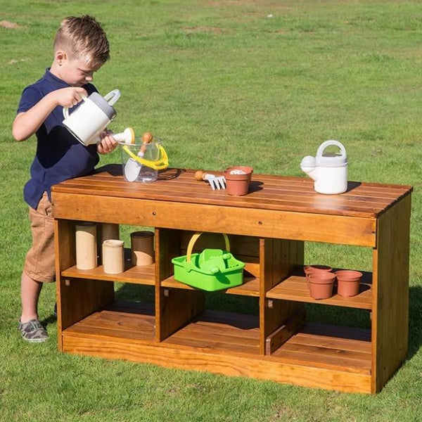 Childrens Outdoor Wooden Kitchen Bench
