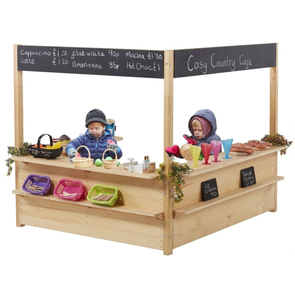 Outdoor Open Ended Roleplay Area Outdoor Wooden Play Shop | Great Outdoors Gardening | www.ee-supplies.co.uk