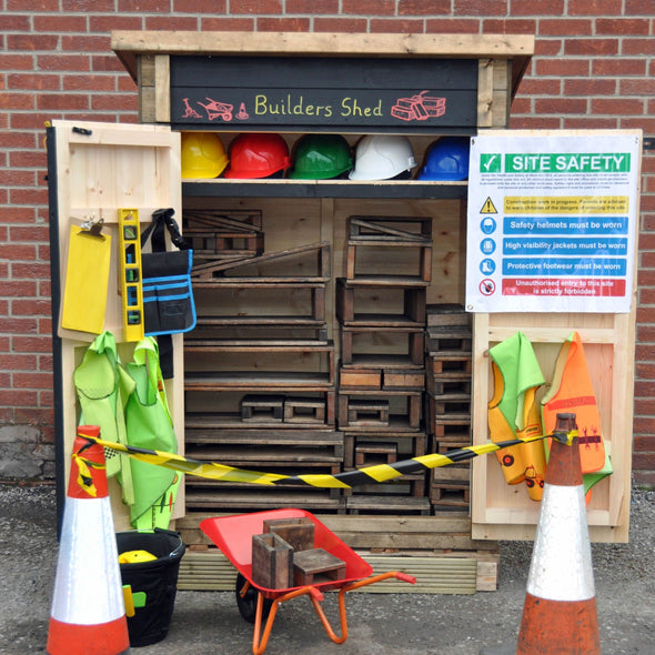 Outdoor Wooden Builders Shed Outdoor Wooden Sports / Gardening Storage Shed | www.ee-supplies.co.uk