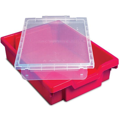 Gratnell's  Clip On Plastic Tray Lids - H32 x W284 x L430mm - Educational Equipment Supplies