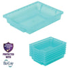 Antimicrobial Trays F1 Gratnell's Plastic Storage Trays - H75 x W312 x L427mm - Educational Equipment Supplies