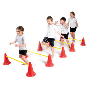 Cone And Pole Hurdle Set - Educational Equipment Supplies
