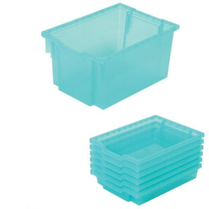 Antimicrobial Trays F25 Extra Deep Gratnell's Plastic Storage Trays - H225 x W312 x L427mm - Educational Equipment Supplies