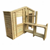Partition Play Wooden Playhouse - Educational Equipment Supplies