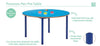 Premium Fully Welded Circular Table With Pen Pots - Educational Equipment Supplies