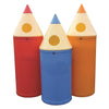 52 Litre Midi Pencil Litter Bins - Educational Equipment Supplies