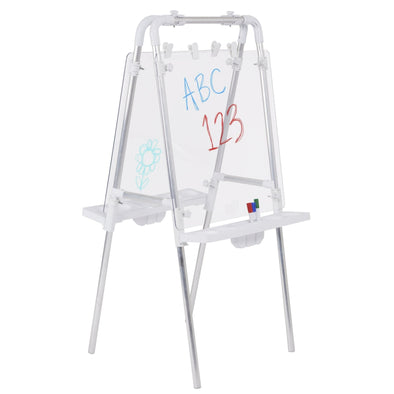 Perspex 2 Sided Easel - Clear Boards - Educational Equipment Supplies