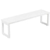 Picnic Bench Seat - White - Educational Equipment Supplies