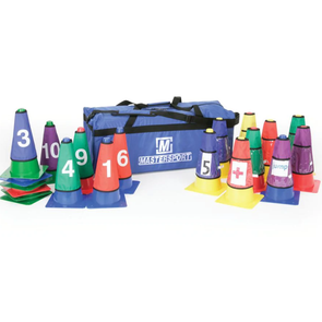 Cone Pack + Storage Bag Plastic ConeS 300mm | Activity Sets | www.ee-supplies.co.uk