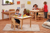 Playscapes Beech Nursery Table - Trapezoid Table - Educational Equipment Supplies