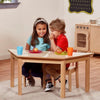 Playscapes Beech Nursery Table - Trapezoid Table - Educational Equipment Supplies