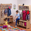 Playscape Welcome Freestanding Cloakroom Unit x 4 - Educational Equipment Supplies