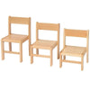 Playscapes Beech Stacking Chair H35cm x 4 - Educational Equipment Supplies