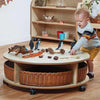Playscapes Mobile Single Ter Circular Unit with 4 Baskets - Educational Equipment Supplies