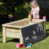 Playscapes Outdoor Raised Sandpit With Chalkboard Lid - Educational Equipment Supplies