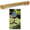 Playscapes Outdoor Wooden Balance Beam - Educational Equipment Supplies