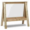 Playscapes Outdoor Wooden Large Easel (Perspex) - Educational Equipment Supplies