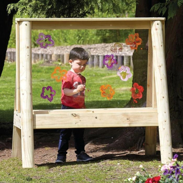 Playscapes Outdoor Wooden Large Perspex Easel