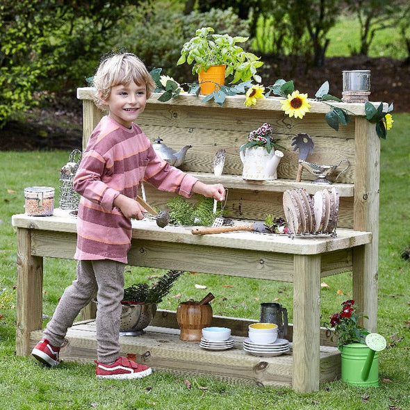 Playscapes Outdoor Wooden Large Multi Mud Kitchen 1 - Educational Equipment Supplies