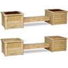 Playscapes Outdoor Wooden Planter & Bench Combo - Educational Equipment Supplies