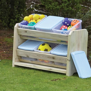 Playscapes Outdoor Wooden Tilt Tote Storage - Static Playscapes Outdoor Wooden Tilt Tote Storage - Static | outdoor furniture | www.ee-supplies.co.uk