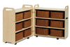 Playscapes Pack Away Cabinet x 12 Baskets - Educational Equipment Supplies