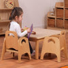 Playscapes Small Rectangular Table & 4 Sturdy Chairs - Educational Equipment Supplies