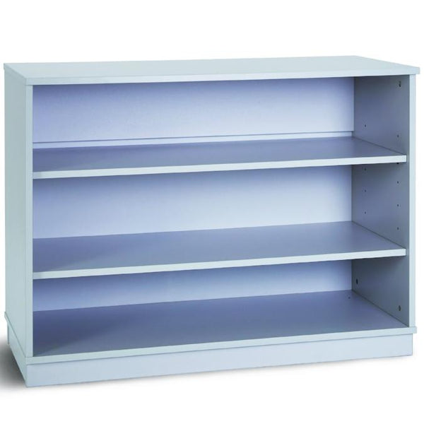 Grey Medium Premium Bookcase With 2 Adjustable Shelves H789mm