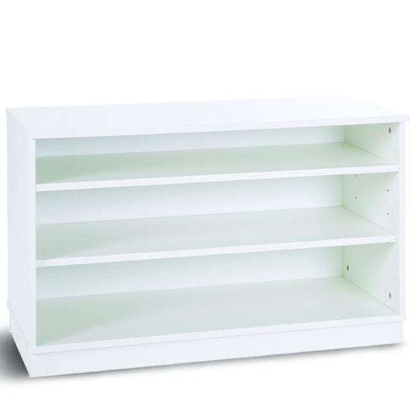 White Small Premium Bookcase With 2 Adjustable Shelves H617mm